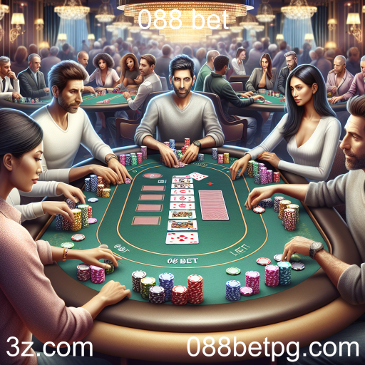 Atração do Poker na 088 Bet: Estratégias e Emoções em Cada Mão